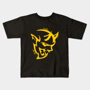 demon yellow crack Kids T-Shirt